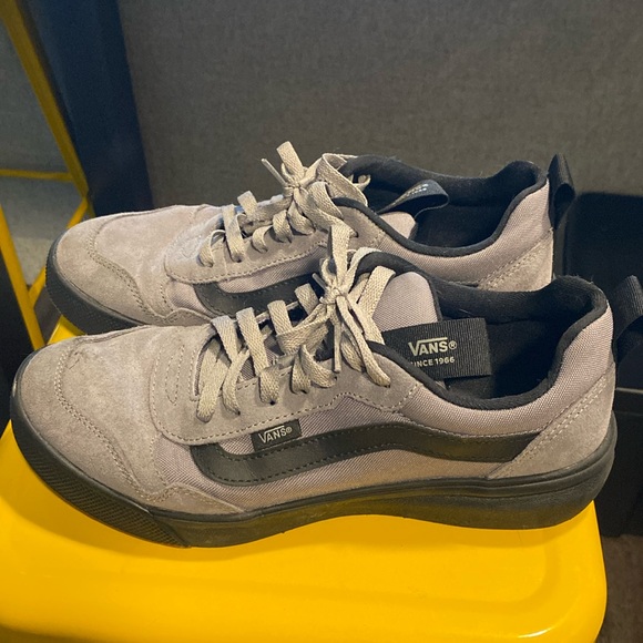 Grey and Black Vans, Men’s - Picture 1 of 4